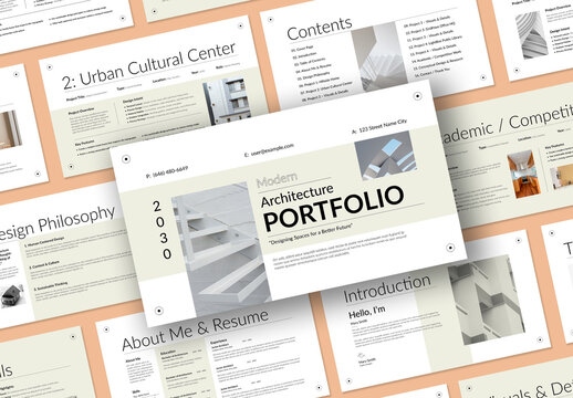 Modern Architecture Portfolio Template