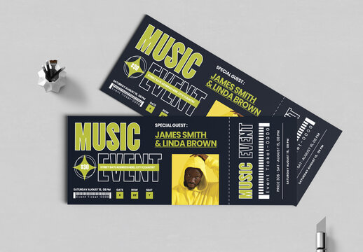 Urban Music Night Ticket Layout
