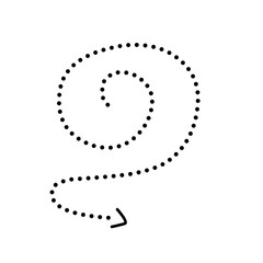 Hand Drawn Dotted Arrows 