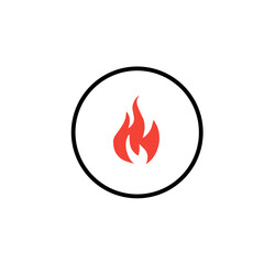 danger fire icon
