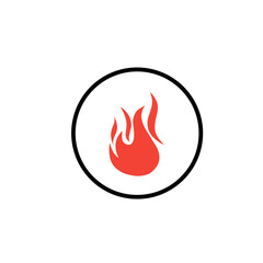 danger fire icon