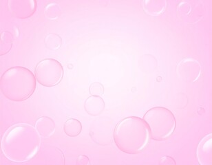 Pastel pink bubbles