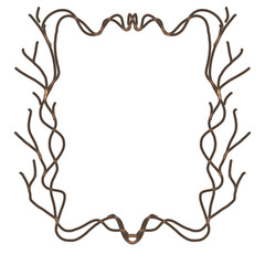 frame of branches