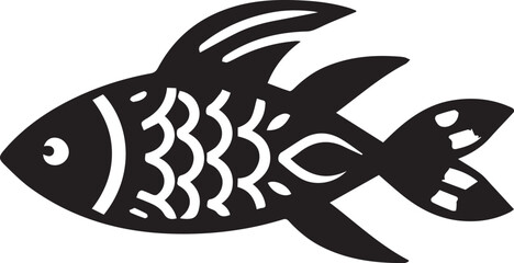 Stylized Fish Illustration Design