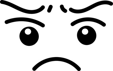 Fototapeta premium 화난 표정