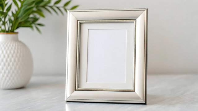 Simple Empty Photo Frame 4x6 Inch transparent background