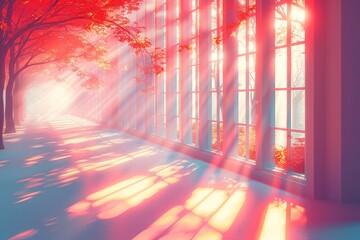 Light and Shadow Effects Used to Enhance Visual Depth Dramatically