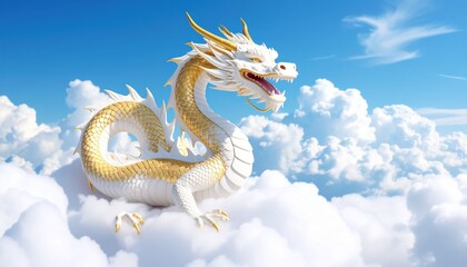 Obraz premium dragon in the sky