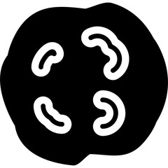 Naklejka premium Snowball Icon