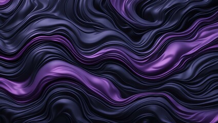 A flowing wave of dark purple silk fabric, creating a luxurious and elegant texture for design projects.