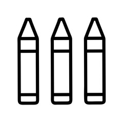 Colorful crayons arranged in a fan shape drawing coloring