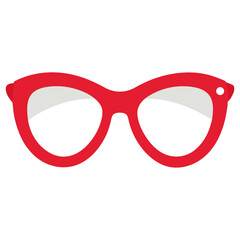 Fototapeta premium fashion glass on white background