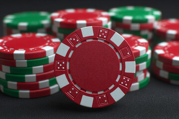 poker chips. Generative AI