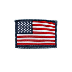 American Flag Patch: Detailed Close-up