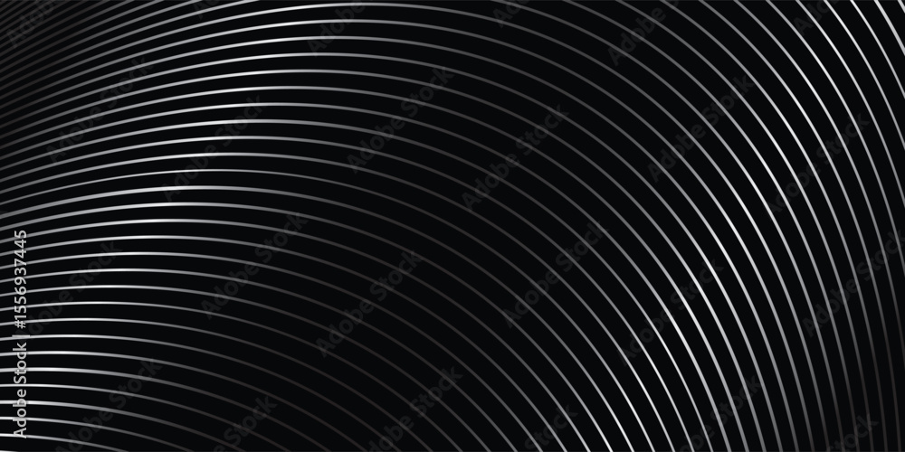 Poster abstract wave element for design. digital frequency track equalizer. stylized line art background. v