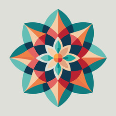 abstract flower design