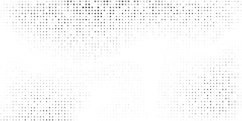 Abstract halftone gradient texture. Vanishing polka dot background. Repeating dots gradation pattern simple modern abstract design