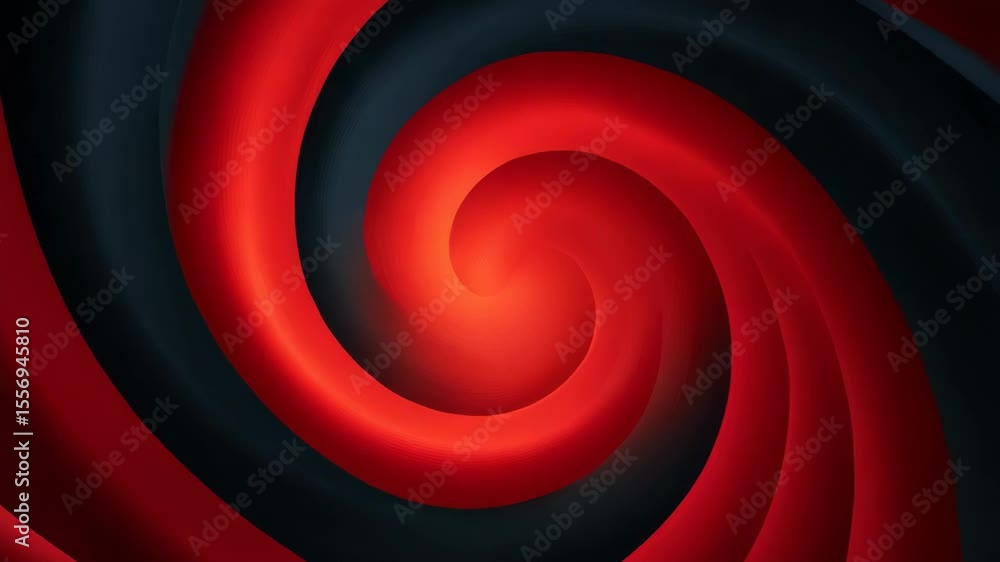 Poster swirling vortex of red and black colors creating an abstract illusion