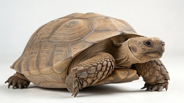 Gopher Tortoise on studio background