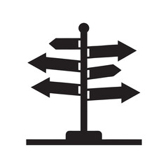 blank directional arrow