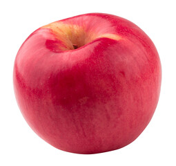 Fresh and Juicy Red Apple with Vibrant Skin isolated on a transparent background