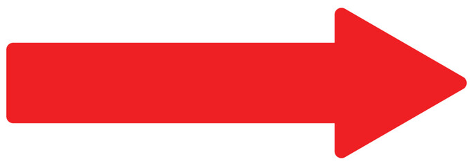  Long arrow icon. Vector of trendy long arrow pointing right in flat style. eps 10