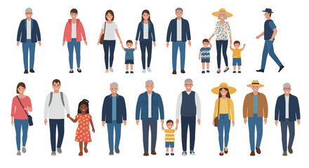 A diverse group of business people, men, and women, are shown in silhouette, walking and standing together as a team