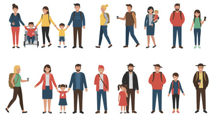 A diverse group of business people, men, and women, are shown in silhouette, walking and standing together as a team