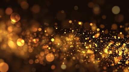 golden bokeh background