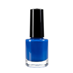 Obraz premium Vibrant Blue Nail Polish: Perfect for a Chic Manicure