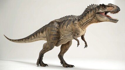 Fototapeta premium Gorgosaurus on studio background