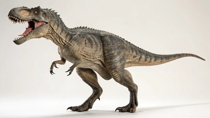 Fototapeta premium Gorgosaurus on studio background