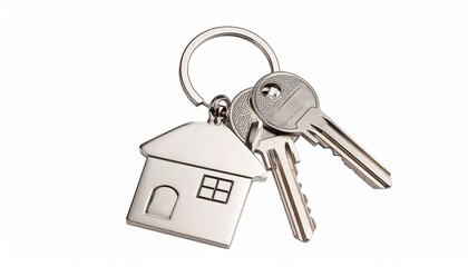 house key isolated on white background