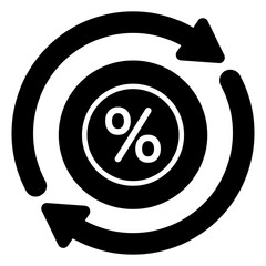 Perfect design icon of discount update