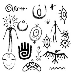 Abstract tattoo collection design.