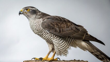 Obraz premium Goshawk on studio background