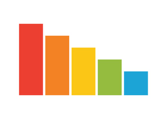 Sport podium icon. Business hierarchy pyramid symbol. Graphic level diagram. Business pyramid template. Design infographic element. First place marketing icon. Vector illustration on white background.
