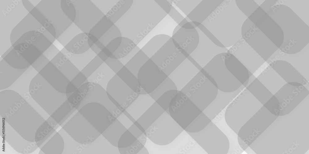 Poster modern abstract white background design with layers of textured white transparent material, minimal 