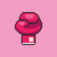 Pixel art Boxing Gloves game asset design