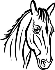 Vector horse file.