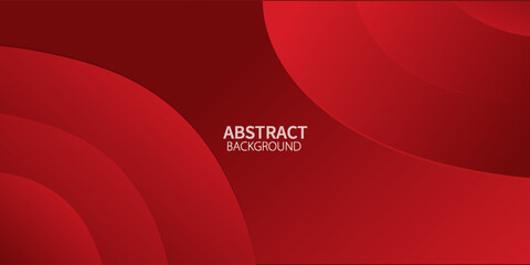 Red abstract background with dynamic shapes composition simple