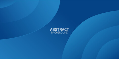 Abstract blue color background. Dynamic shapes composition. Vector illustration