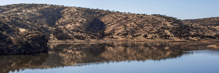 Lac dans le centre de la Namibie