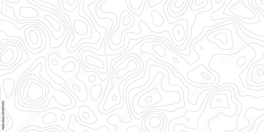 Poster white png topographic pattern with smooth contour terrain line texture.