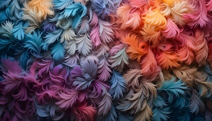 Obraz premium Original name(s): Gorgeous backdrop with a vivid feathered bird texture (1).png