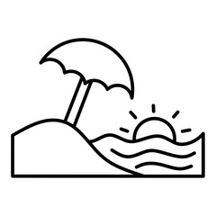 Beach icon 