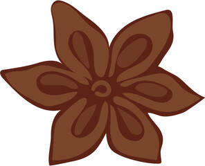 vector illustration of an abstract flower