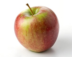 Single whole emu apple fruit on clean white background