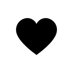 Wishlist Heart Icon Vector with Flat and Clean Isolated Design