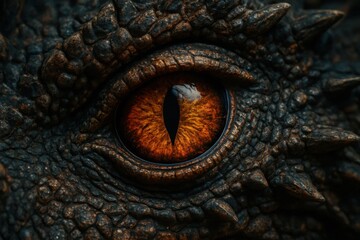  A close up of a dragon's eye